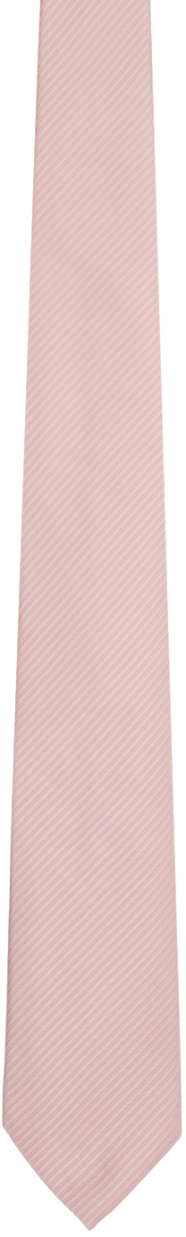 Shop Tom Ford Pink Silk Tie In Soft Pink