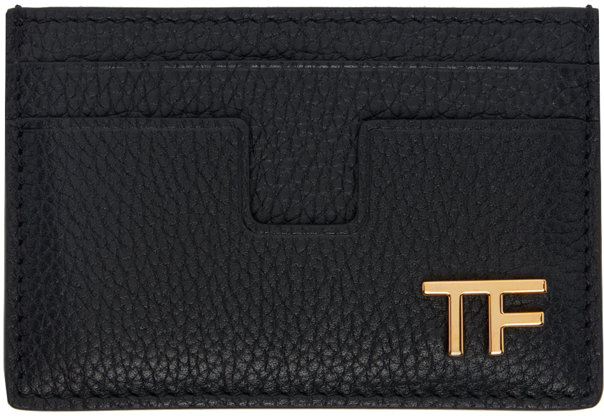 Black T Line Card Holder