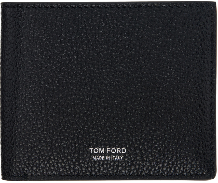 Black Grain Leather Classic Bifold Wallet