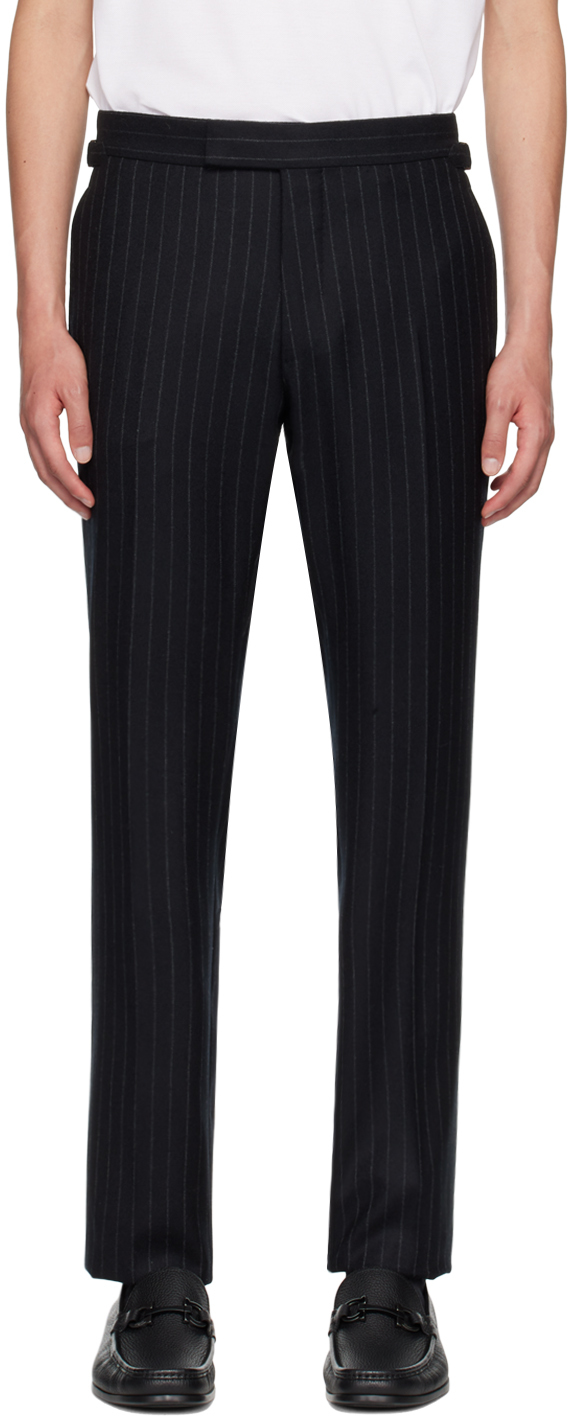 Black Shelton Trousers