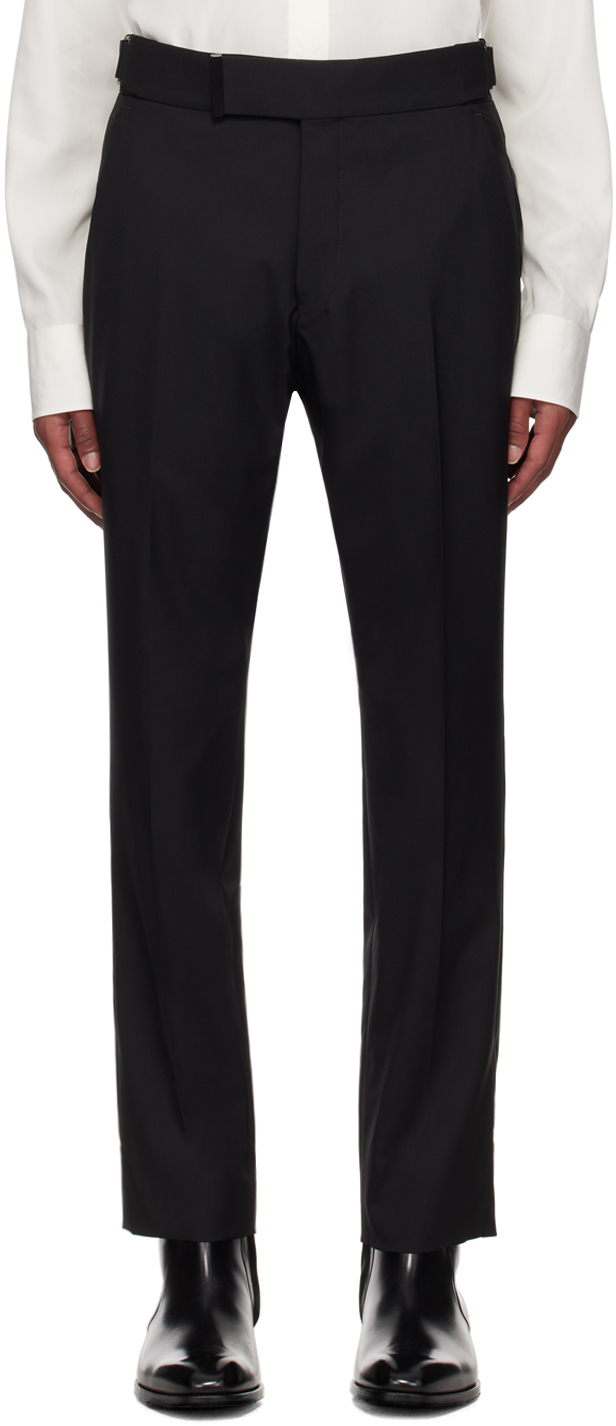 Shop Tom Ford Black Atticus Trousers