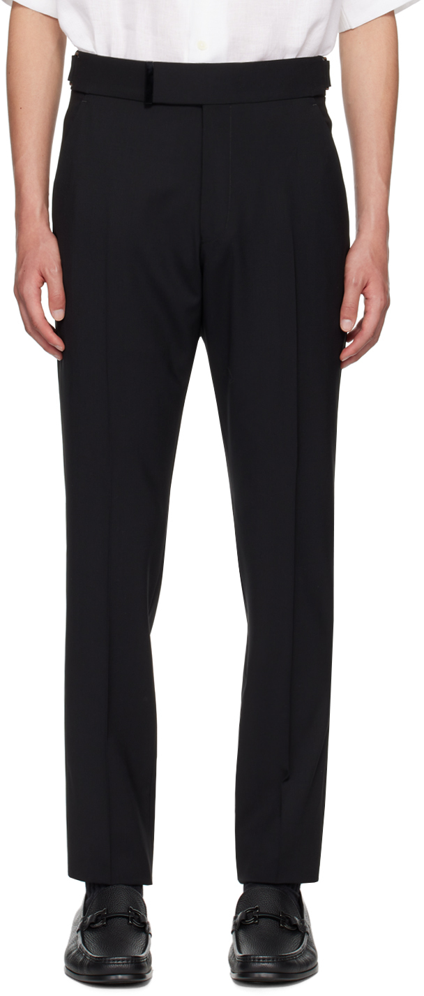 Shop Tom Ford Black Atticus Trousers