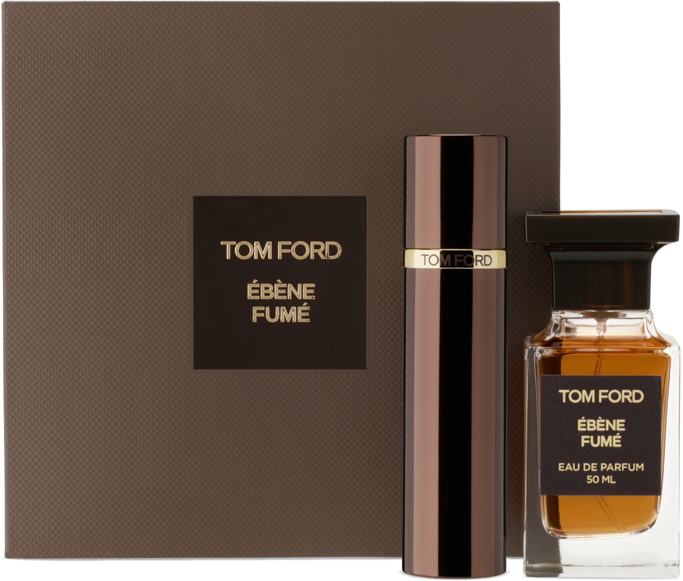 Tom Ford Ébène Fumé Eau De Parfum & Atomizer Set, 50 & 10 ml In N/a