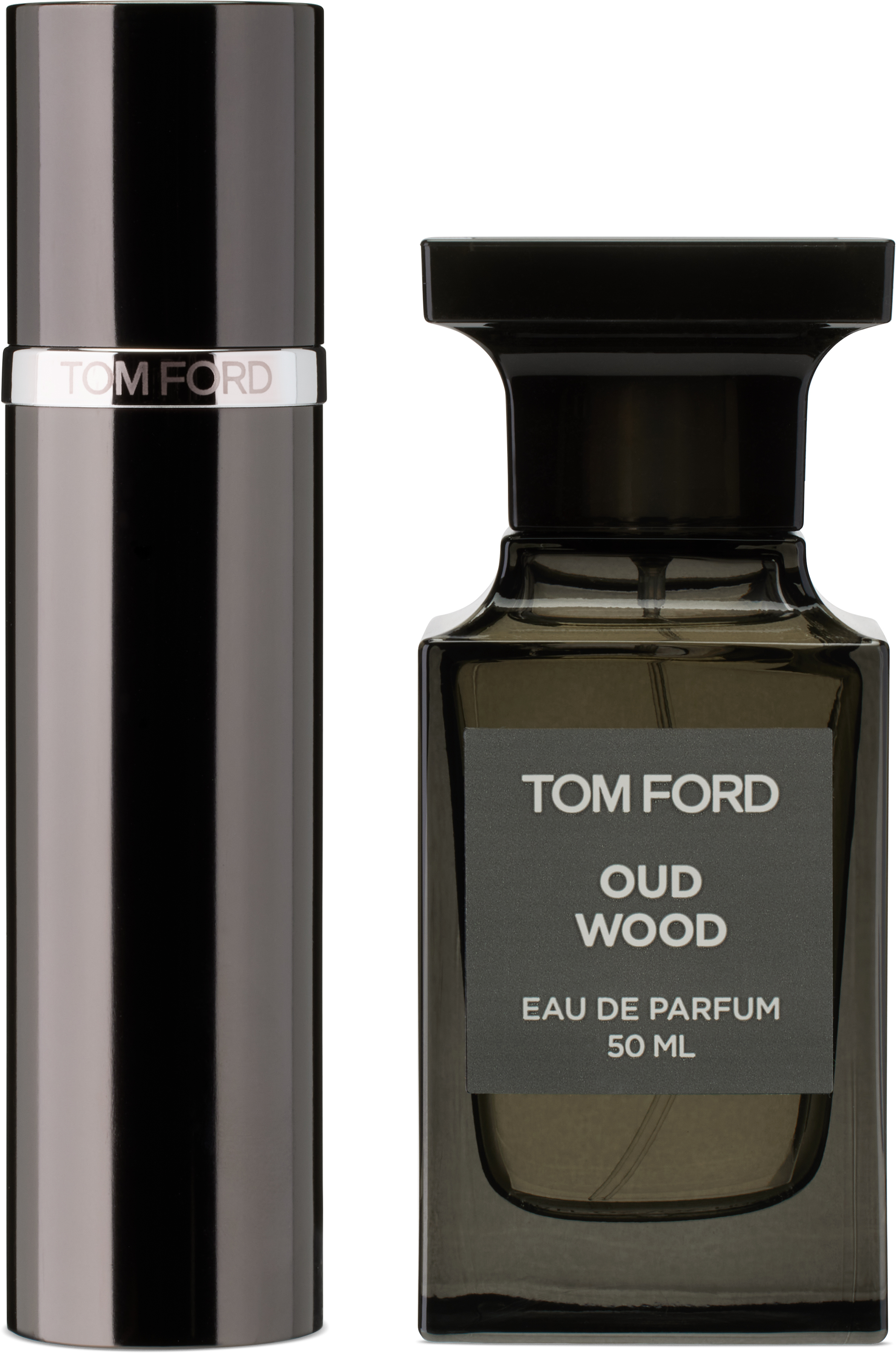 Oud Wood Eau de Parfum & Atomizer Set, 50 & 10 mL