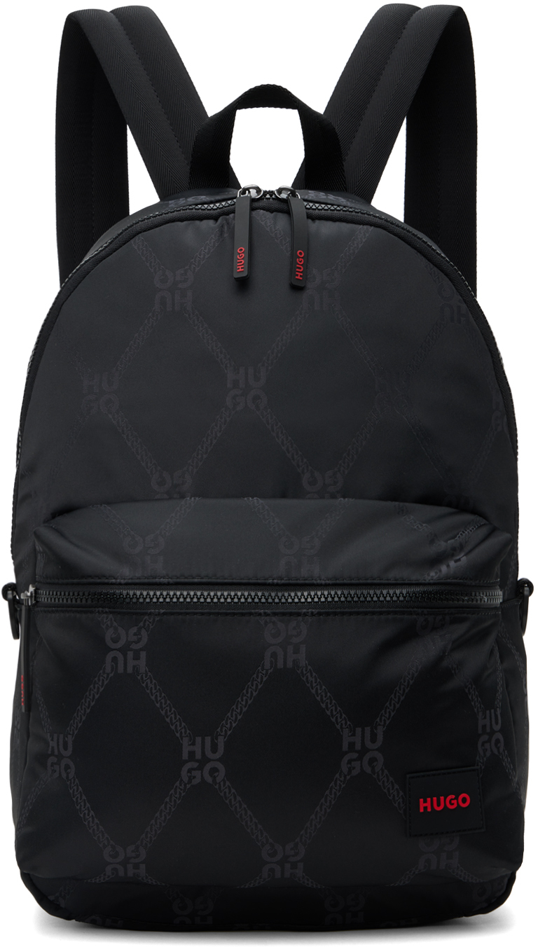 Black Logo Backpack