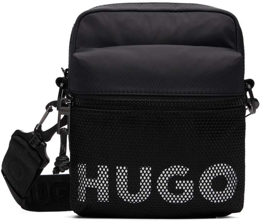 Shop Hugo ブラック レポーターバッグ In 001