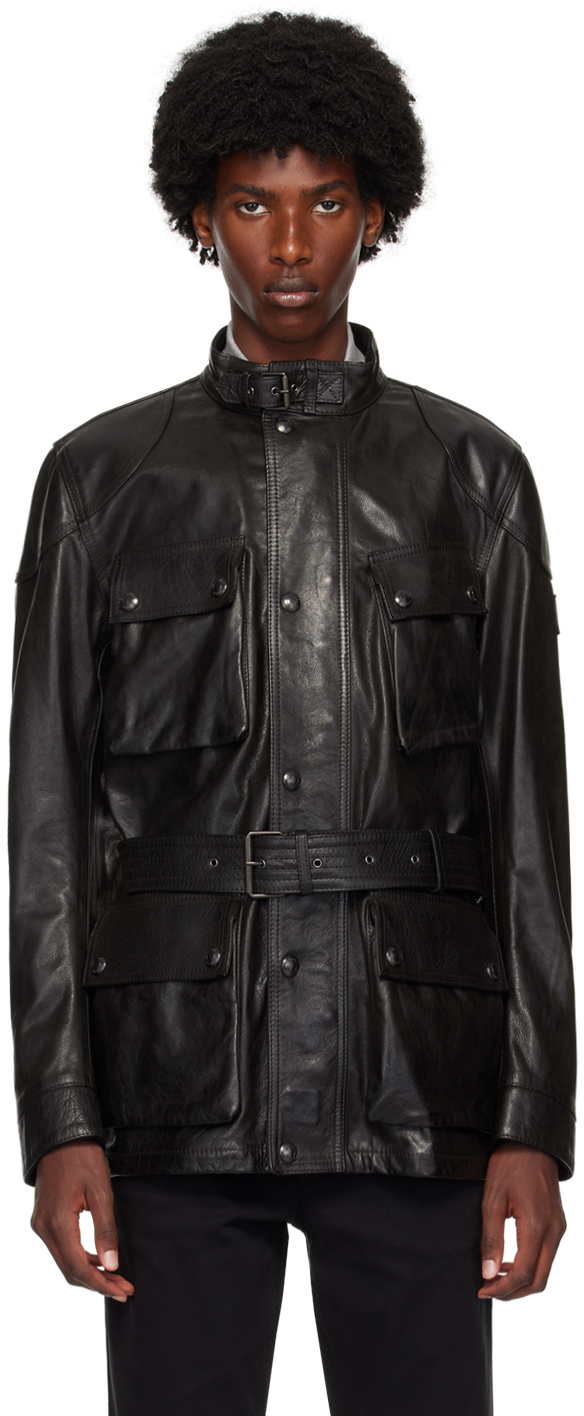 Belstaff leather panther jacket hotsell