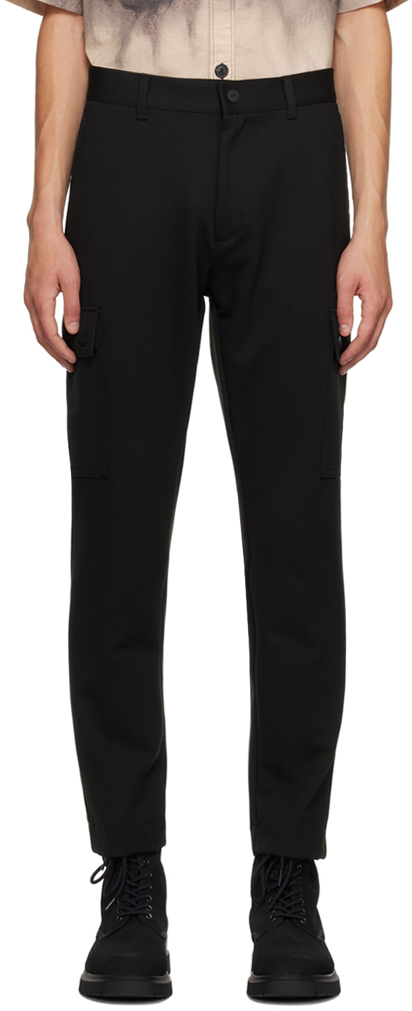 Black Pocket Cargo Pants