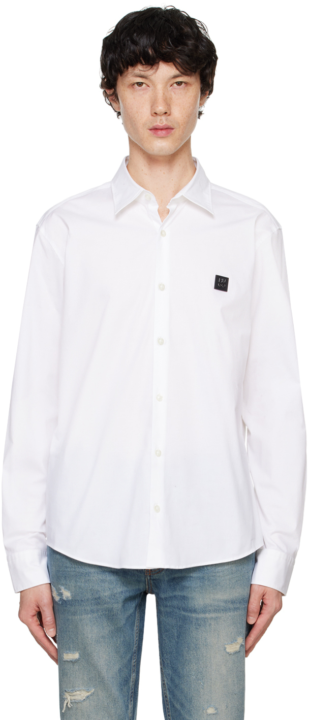 Off-White Slim-Fit Stacked Logo Shirt