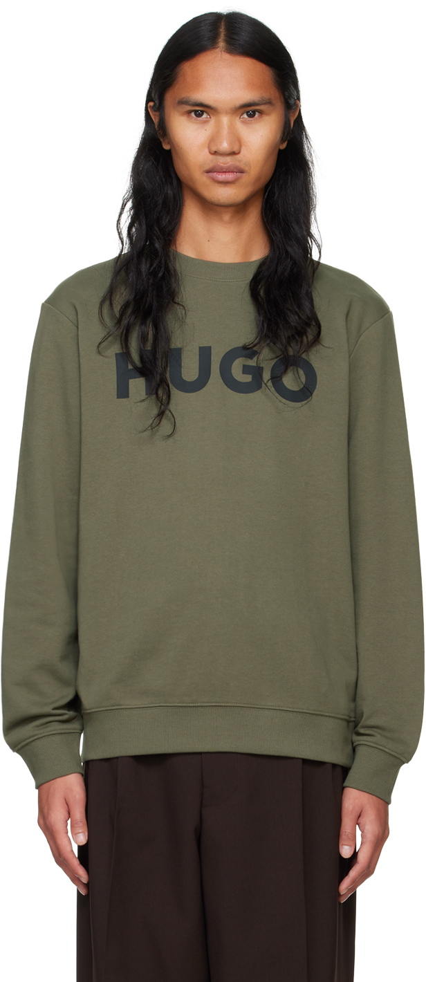 Green Printed Logo Sweatshirt