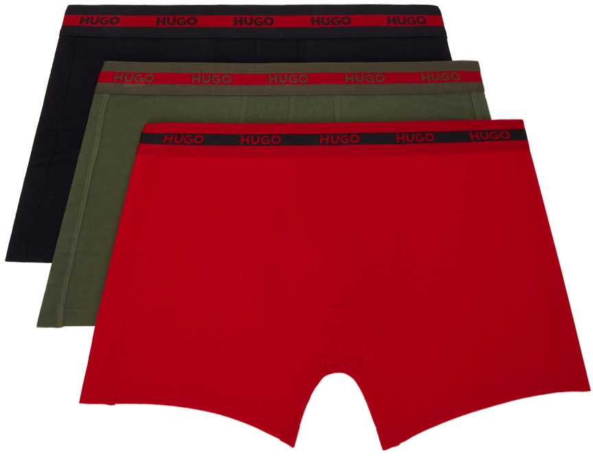 Three-Pack Multicolor Boxer Briefs