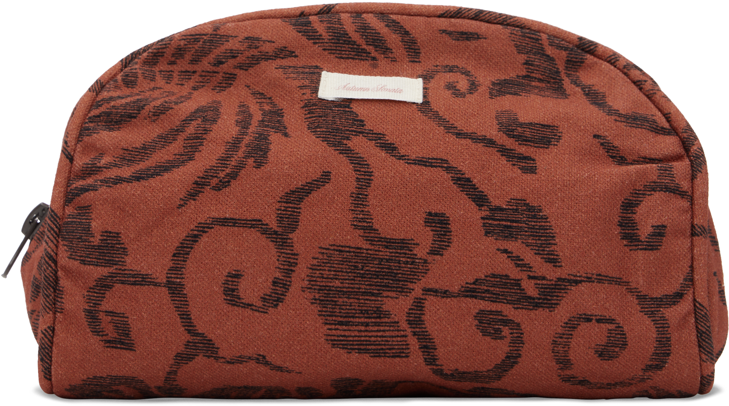 Autumn Sonata Red Marianne Small Toiletry Bag In Rust Orgnge Chrcoal