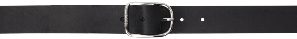 Black Logo Buckle Belt