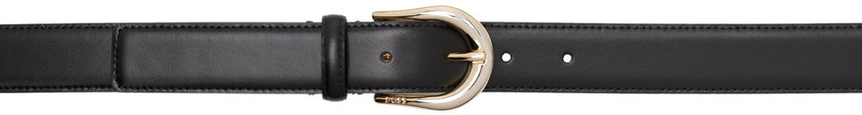 Black Logo Buckle Belt