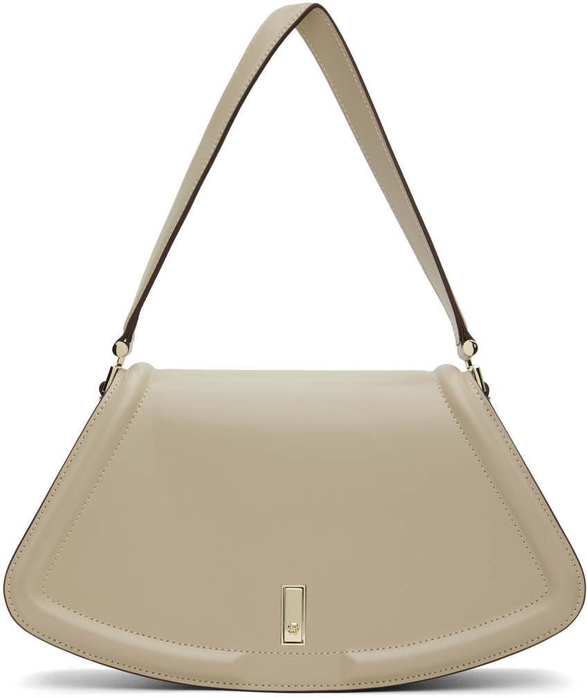 Shop Hugo Boss ベージュ Ariell ショルダーバッグ In 275 Light Beige