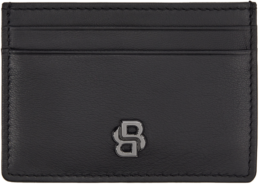 Shop Hugo Boss ブラック B Icon カードケース In 001-black