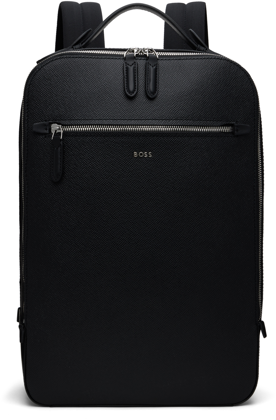 Black Leather Backpack