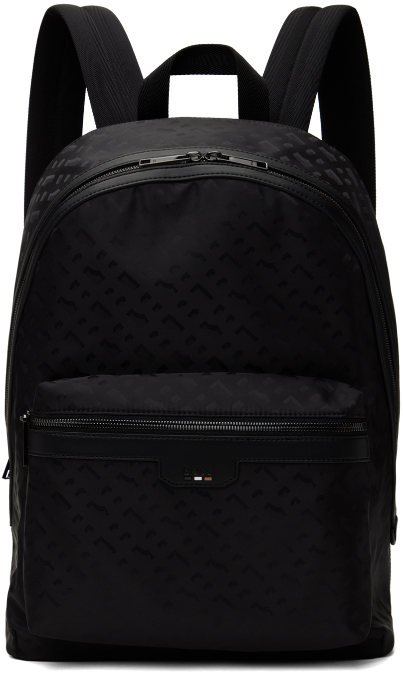 Shop Hugo Boss Black Trystan Backpack In 001-black