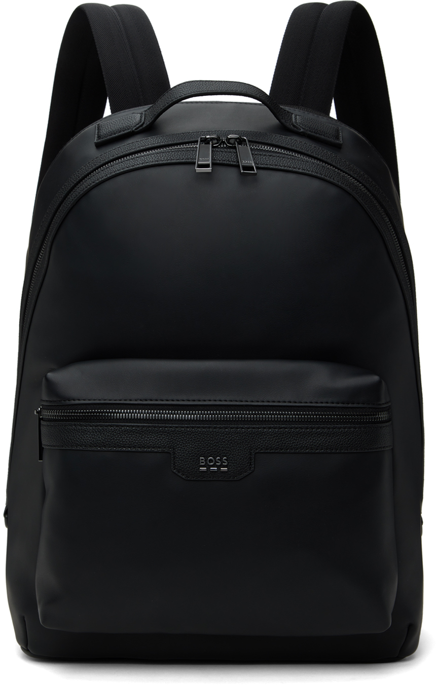 Black Logo Hardware Backpack