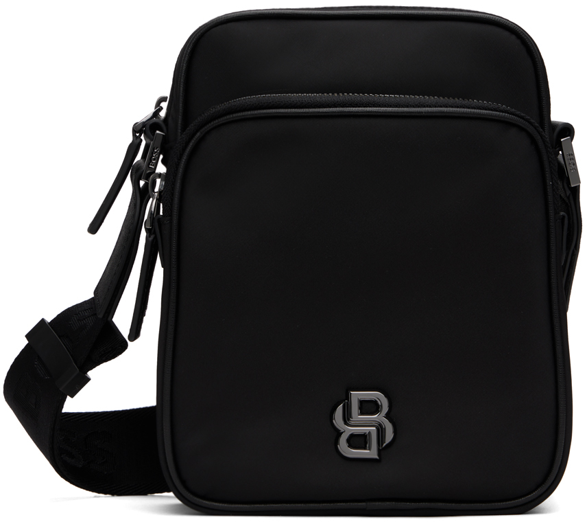 Shop Hugo Boss ブラック B Icon クロスボディバッグ In 001-black