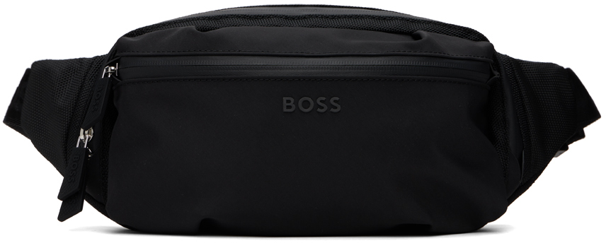 Hugo Boss Black Gingo Belt Bag In 001-black