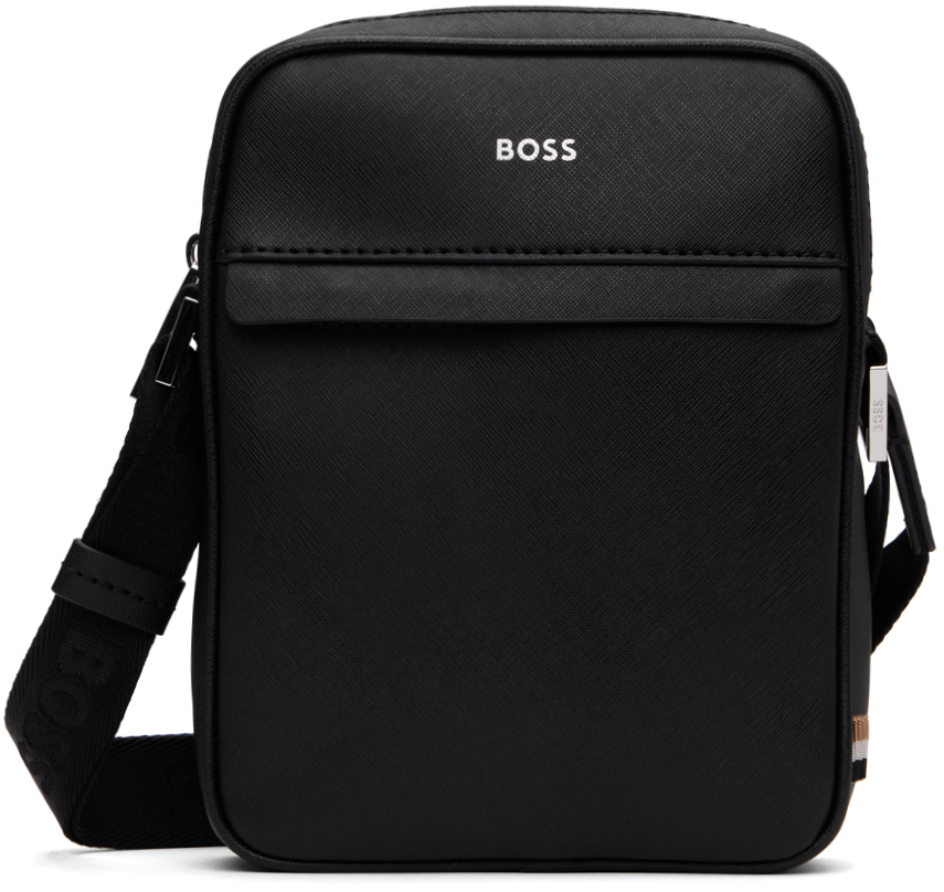 Shop Hugo Boss Black Zair Bag In 001-black