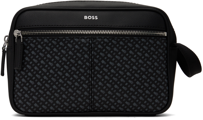 Shop Hugo Boss ブラック Zair ポーチ In 001-black