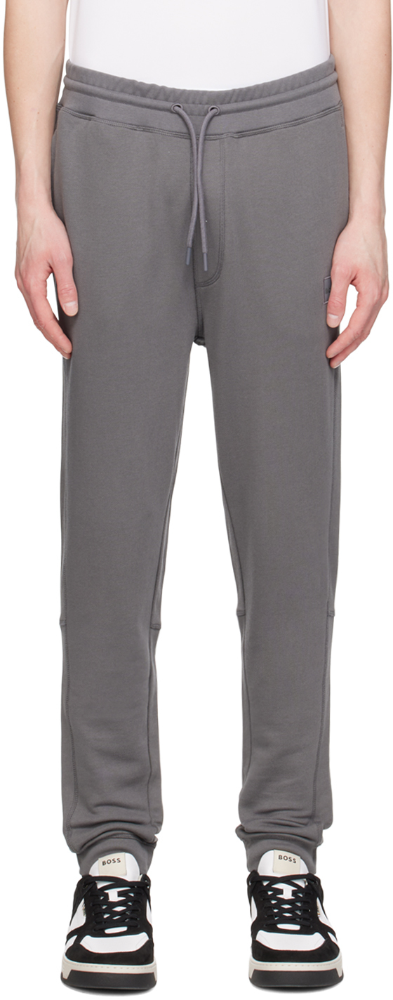 Gray Drawstring Sweatpants