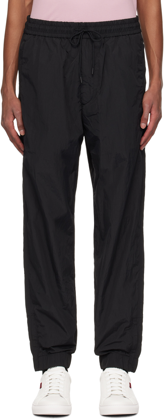 Black Taffeta Sweatpants