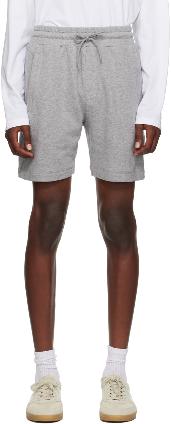 Gray Drawstring Shorts