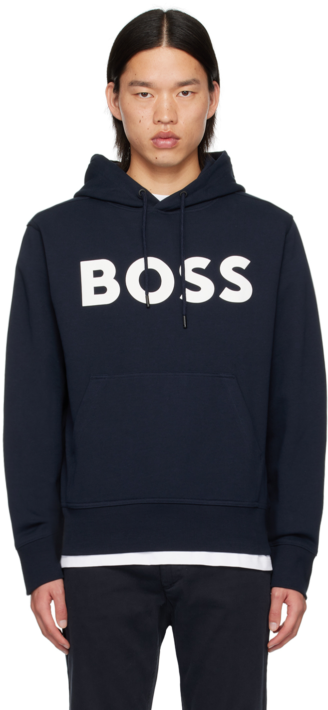 Sweat Homme Capuche noir Hugo Boss | Homme