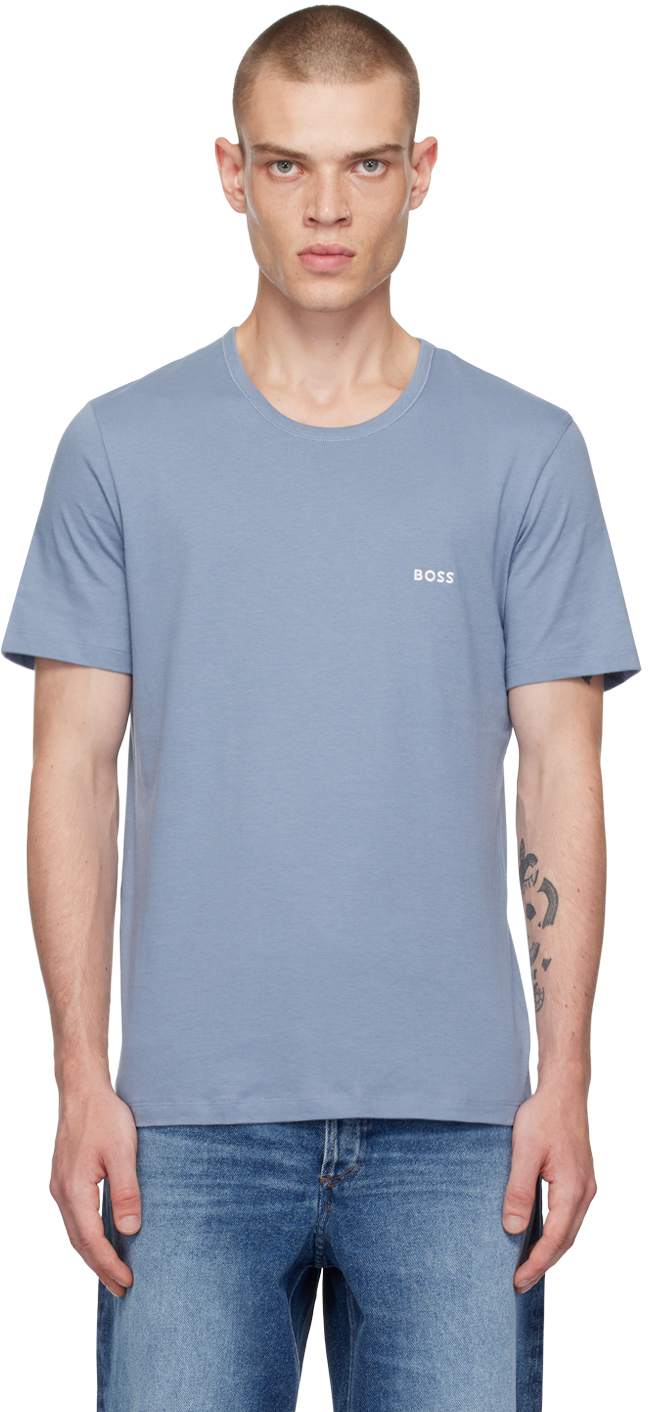 Shop Hugo Boss Three-pack Multicolor T-shirts In Open Misc. 990