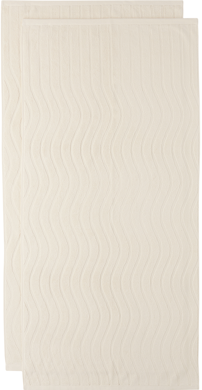Baina Off-white Essential Bathroom 05 Set, 5 Pcs In Ivory