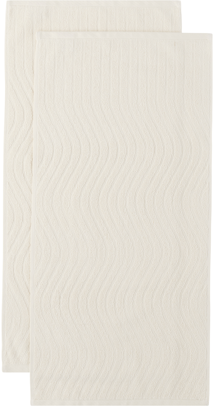 Baina Multicolor Essential Bathroom 07 Set, 5 Pcs In Ivory / Tabac / Lake