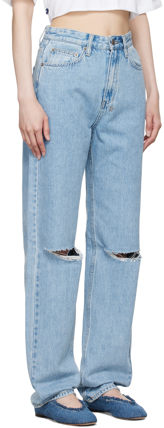 KSUBI BLUE PLAYBACK AUTHENTIK TRASHED JEANS