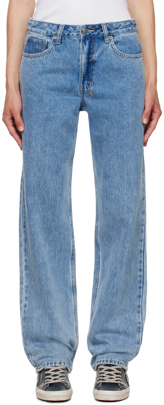 Blue Brooklyn Authentik Jeans by Ksubi on Sale