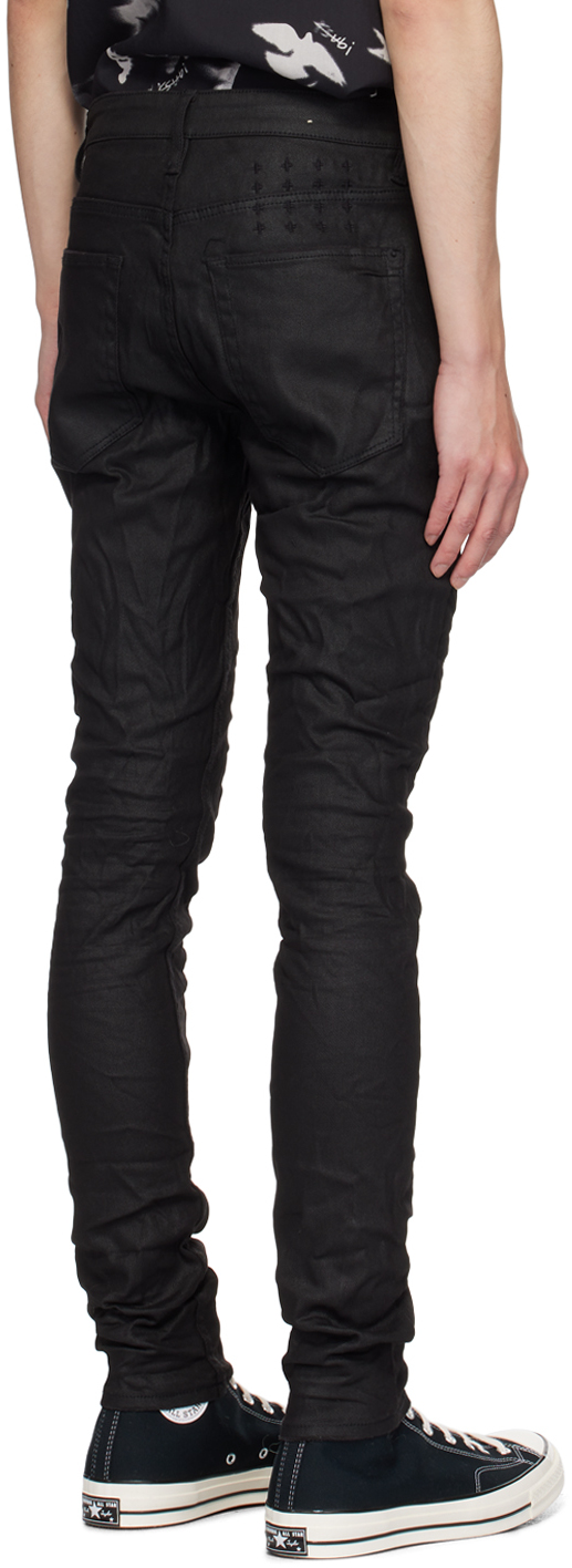 Shop Ksubi Black Van Winkle Jeans