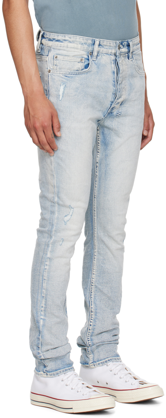Shop Ksubi Blue Chitch Jeans In Denim