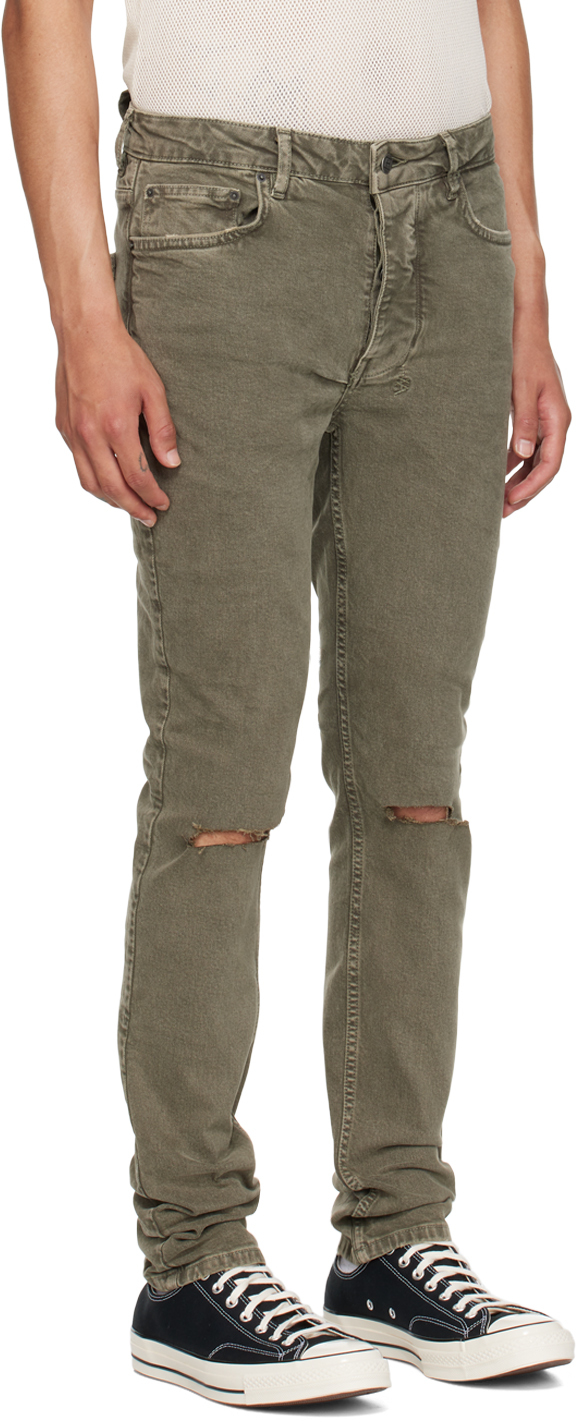 KSUBI GREEN CHITCH OVERDYE JEANS 