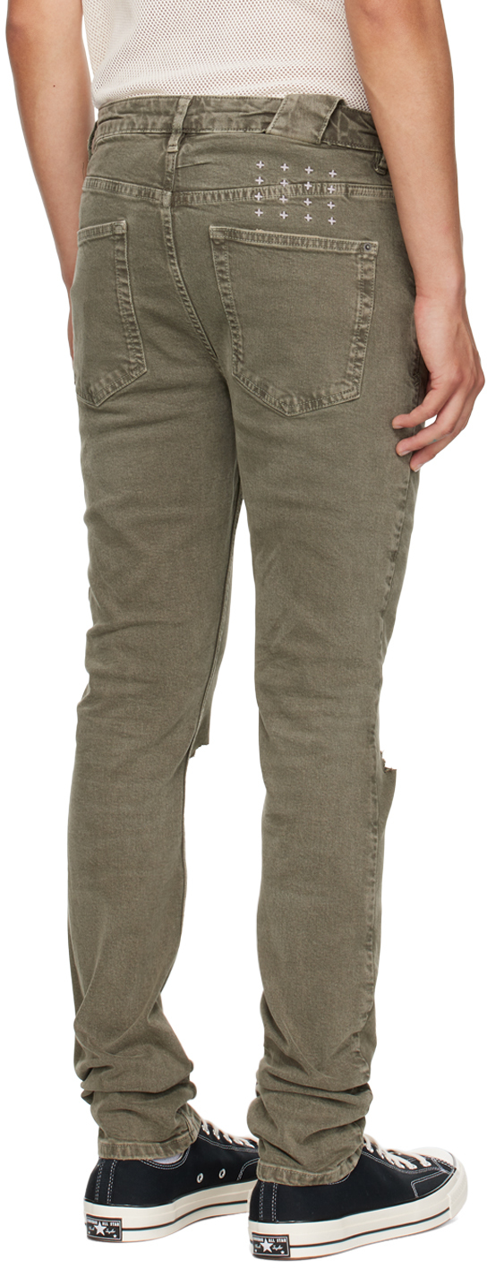 KSUBI GREEN CHITCH OVERDYE JEANS 