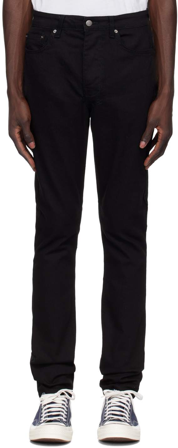 Shop Ksubi Black Chitch Laid Black Jeans