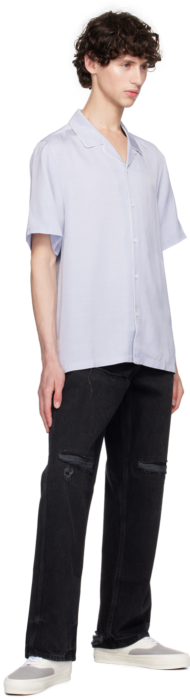 KSUBI BLUE DOWNTOWN RESORT SHIRT 