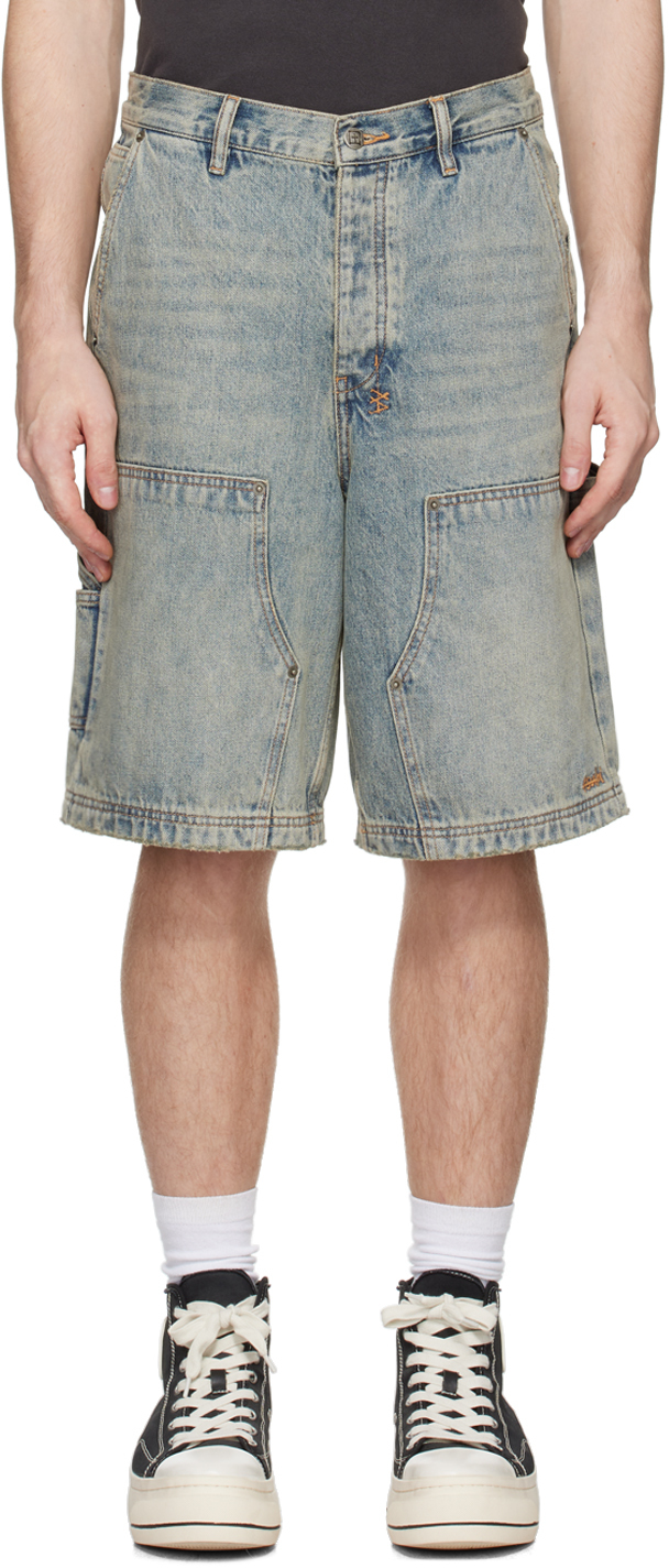 Blue MAXX Operator Denim Shorts