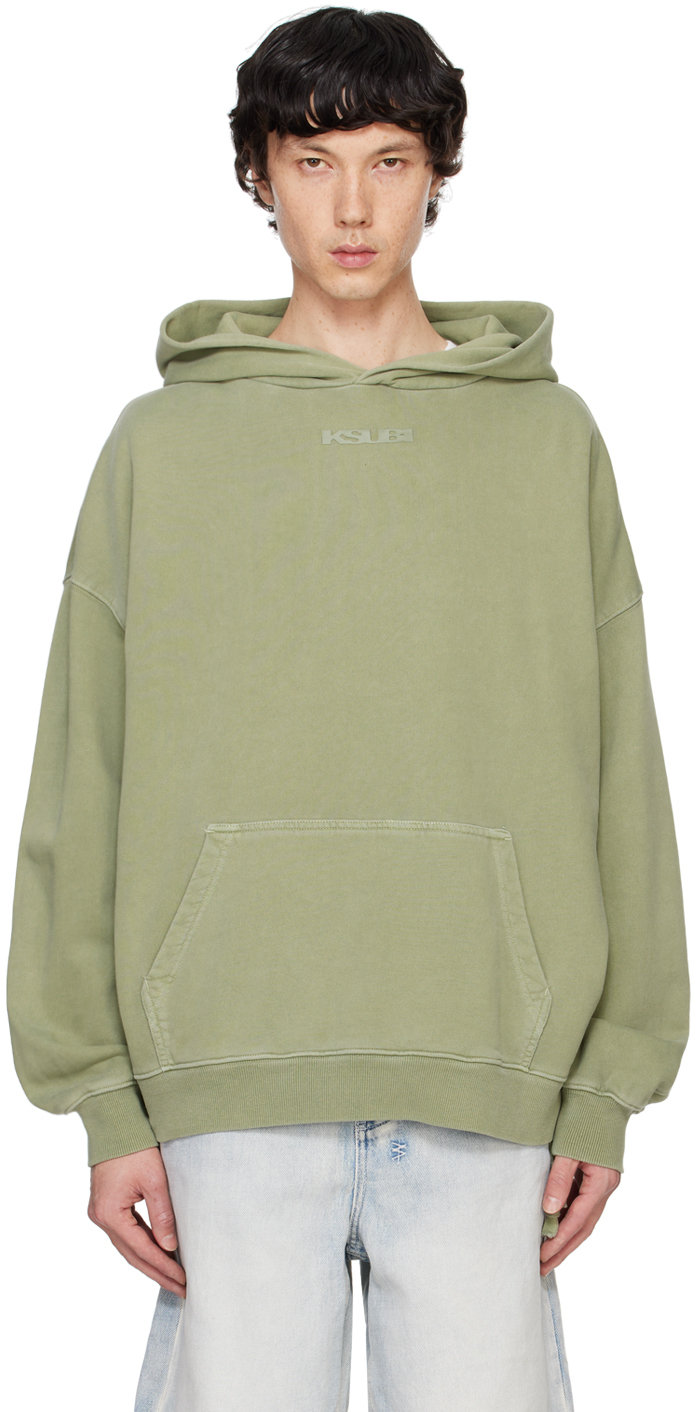 Shop Ksubi Green Sott Ekcess Hoodie