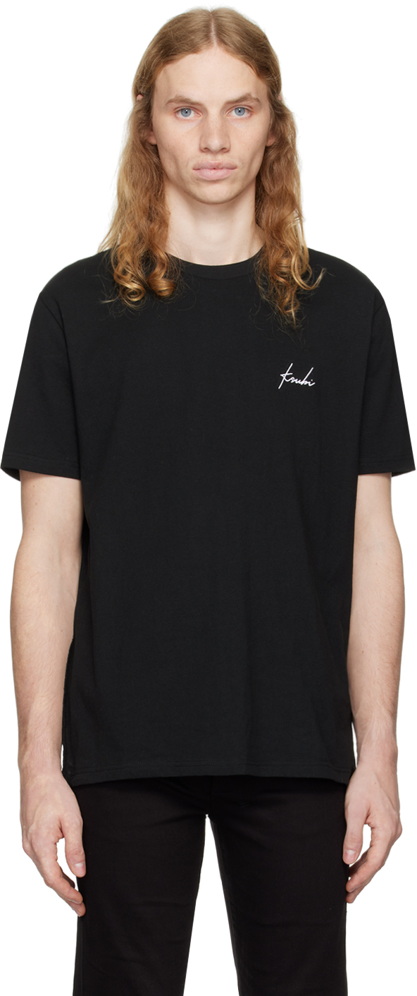 【関税込み】Ksubi ブラック Skript Kash Tシャツ Ksubi Jet Black Skript Kash T-Shirt – Puffer Reds