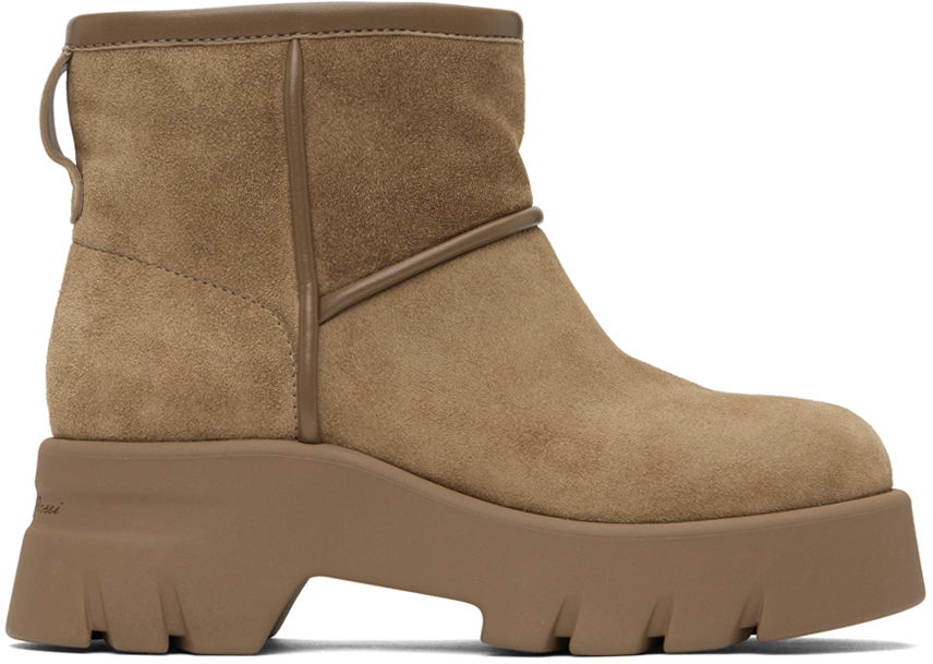 Gianvito rossi beige boots best sale