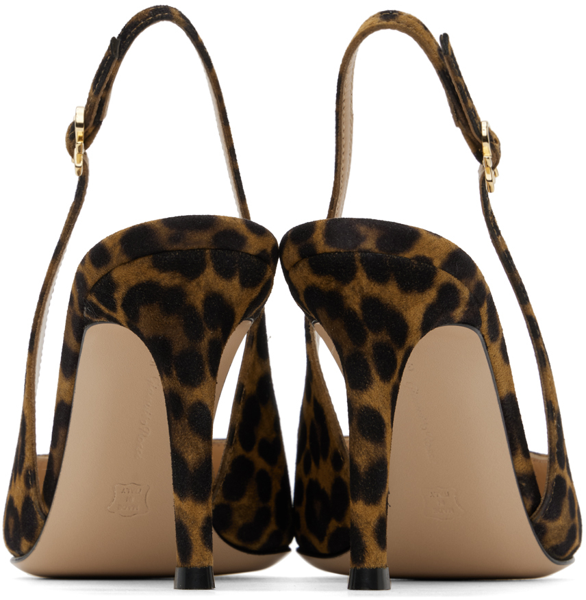 Gianvito Rossi Brown Camoscio Heels In Allp