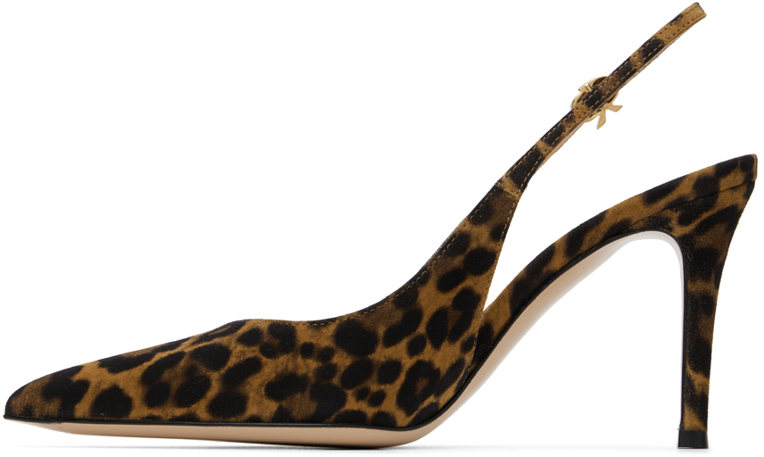 Gianvito Rossi Brown Camoscio Heels In Allp