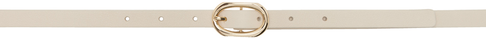 White Mini Signature Link Belt