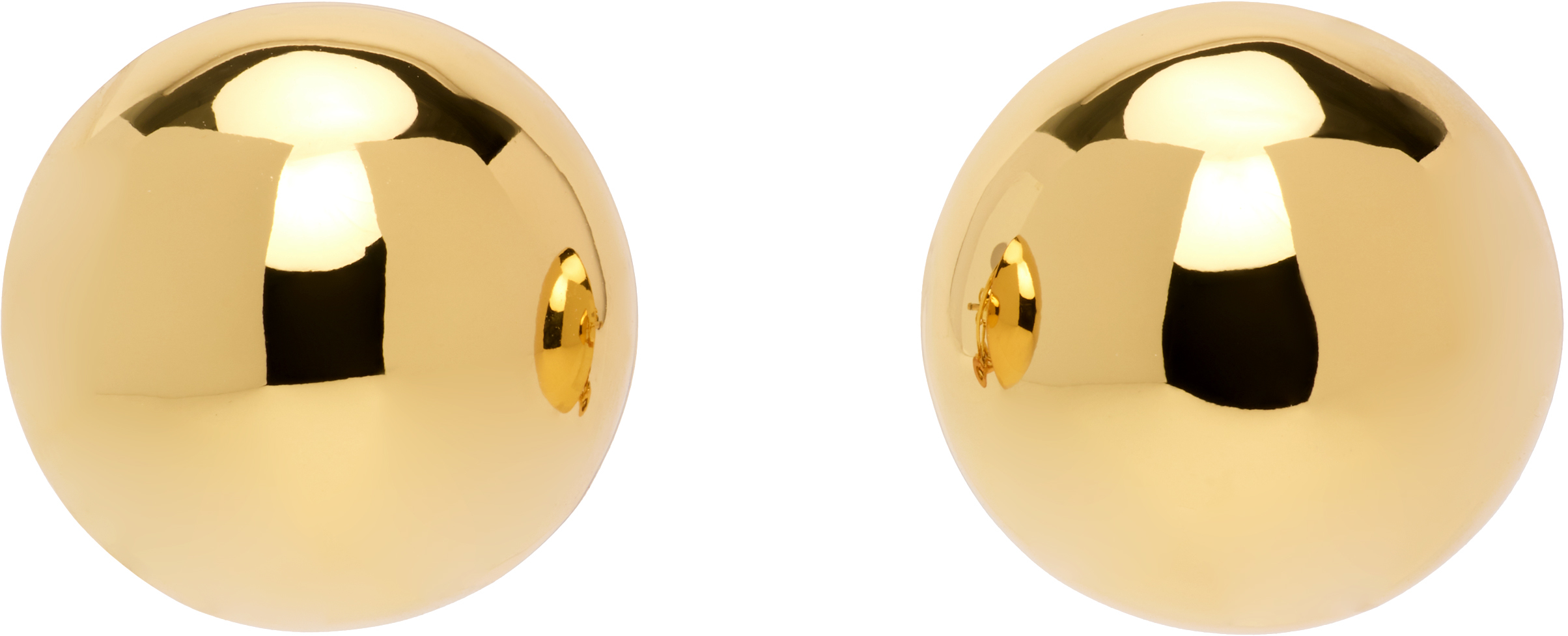 Gold Dome Earrings